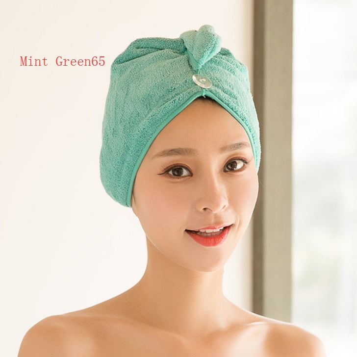 Women's Absorbent Hair Drying Cap – Quick-Dry Microfiber Towel for Wet Hair