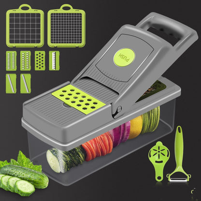 Multi-Function Vegetable Cutter – Kitchen Gadget for Slicing & Julienne Cutting