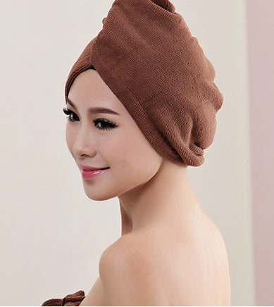 Women's Absorbent Hair Drying Cap – Quick-Dry Microfiber Towel for Wet Hair