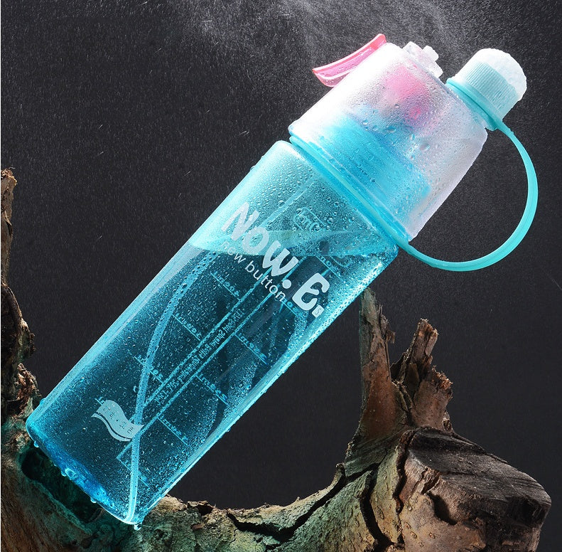 Portable Sports Mist Spray Bottle – Outdoor Cooling & Hydration Water Cup