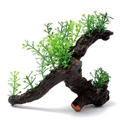 Artificial Aquarium Plants & Driftwood – Realistic Aquatic Decorations for Fish Tanks