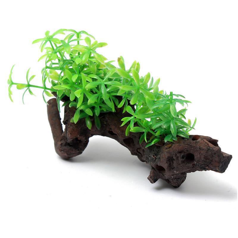 Artificial Aquarium Plants & Driftwood – Realistic Aquatic Decorations for Fish Tanks