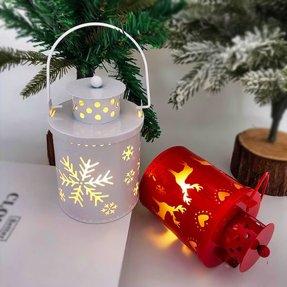 LED Christmas Candle Lanterns – Nordic Style Holiday Decoration & Wind Light