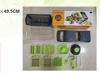 Multi-Function Vegetable Cutter – Kitchen Gadget for Slicing & Julienne Cutting