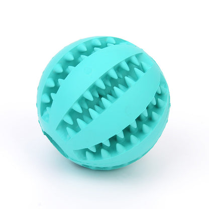 Rubber Mint Scented Treat Ball – Built-in Food Storage for Interactive Dog Chewing