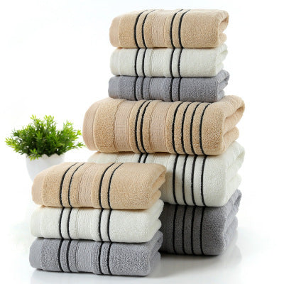 100% Pure Cotton Bath Towel – Soft & Absorbent Household Towel