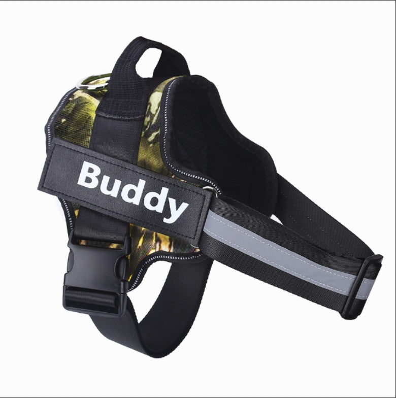 Personalized No-Pull Dog Harness – Reflective, Breathable & Adjustable Vest for Small & Large Dogs