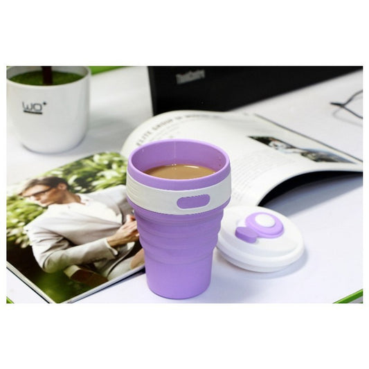 Collapsible Silicone Coffee Mug – BPA-Free Travel Cup for Tea, Coffee & On-the-Go Drinking