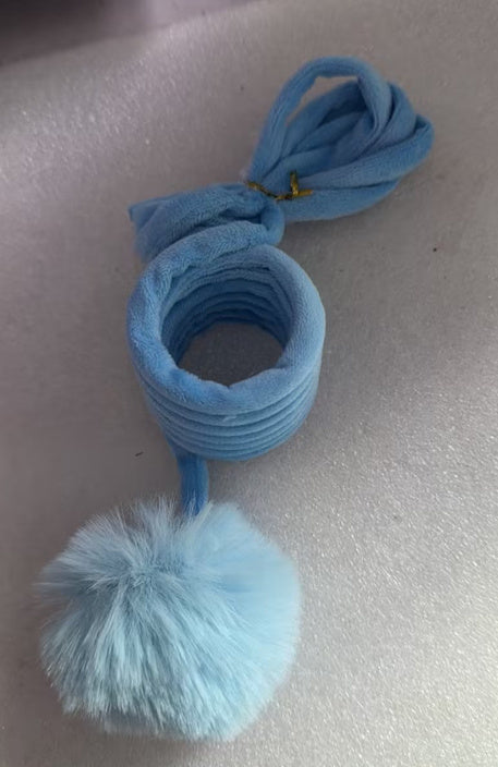 Interactive Spring Cat Toy – Suction Cup with Rabbit Fur Ball for Endless Play