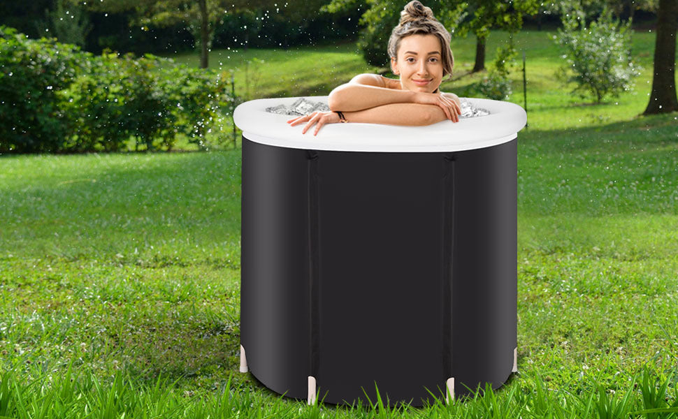 Portable Foldable Ice Bath Tub – Insulated Cold Therapy Tub for Athletes & Recovery