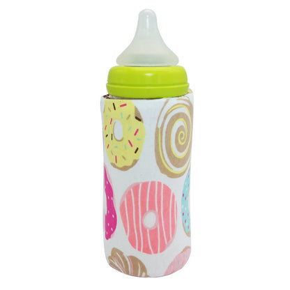 USB Baby Bottle Warmer – Portable Insulated Milk & Water Heater for Travel & Strollers