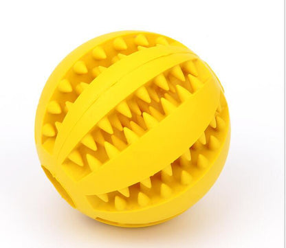 Rubber Mint Scented Treat Ball – Built-in Food Storage for Interactive Dog Chewing