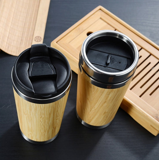 Eco-Friendly Bamboo Coffee Cup – Reusable & Sustainable Travel Mug