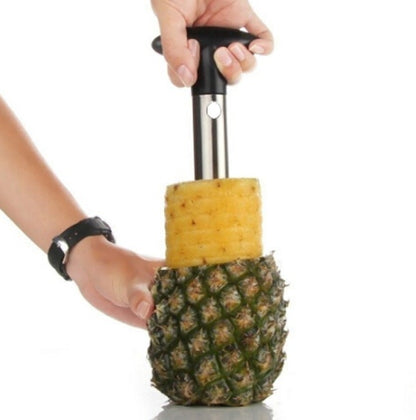 Stainless Steel Pineapple Corer & Slicer –  Easy to Use Fruit Peeler & Cutter for Perfect Slices