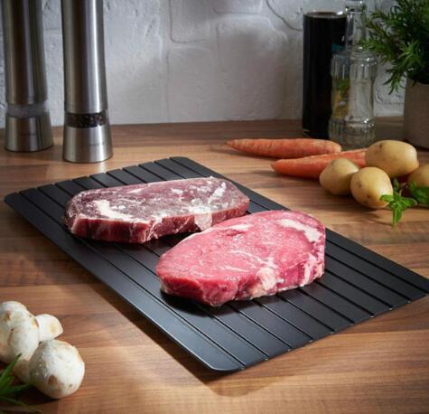 Fast Defrosting Tray – Quick-Thaw Aluminum Plate for Kitchen & Food Prep