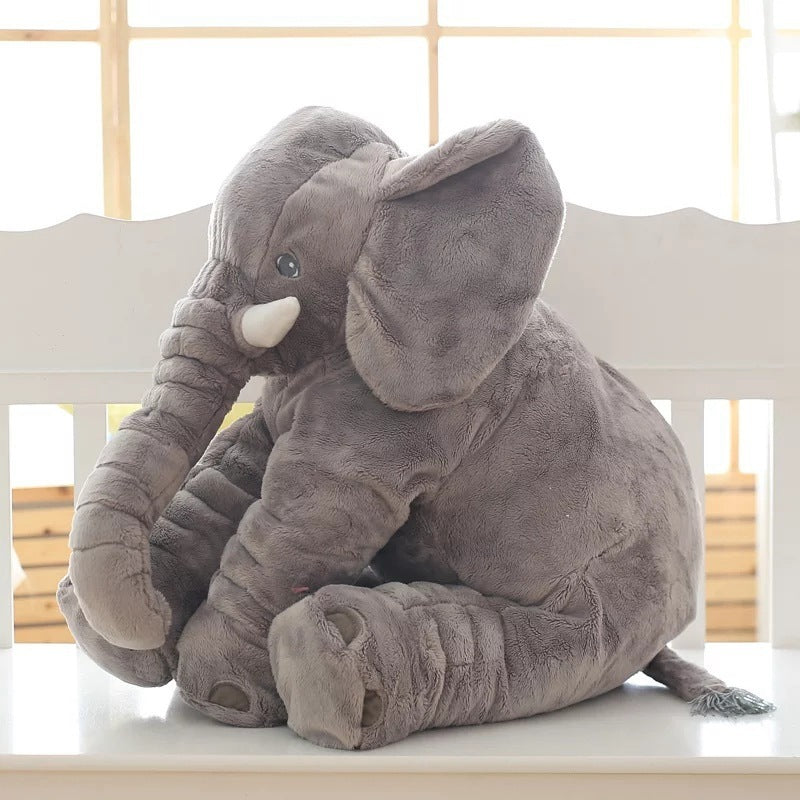 Soft Elephant Plush Toy – Cozy Baby Sleep Pillow & Comfort Companion