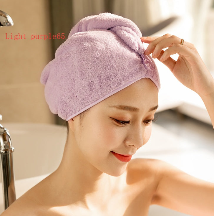 Women's Absorbent Hair Drying Cap – Quick-Dry Microfiber Towel for Wet Hair