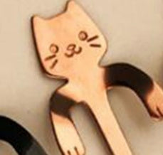 304 Stainless Steel Cat Spoon – Cute Hanging Coffee & Tea Spoon with Cartoon Handle