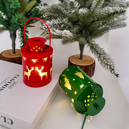 LED Christmas Candle Lanterns – Nordic Style Holiday Decoration & Wind Light