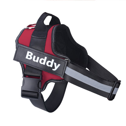 Personalized No-Pull Dog Harness – Reflective, Breathable & Adjustable Vest for Small & Large Dogs