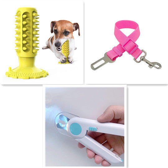 Dog Teeth Cleaning Toy – Suction Cup Molar Stick for Chewing & Dental Health