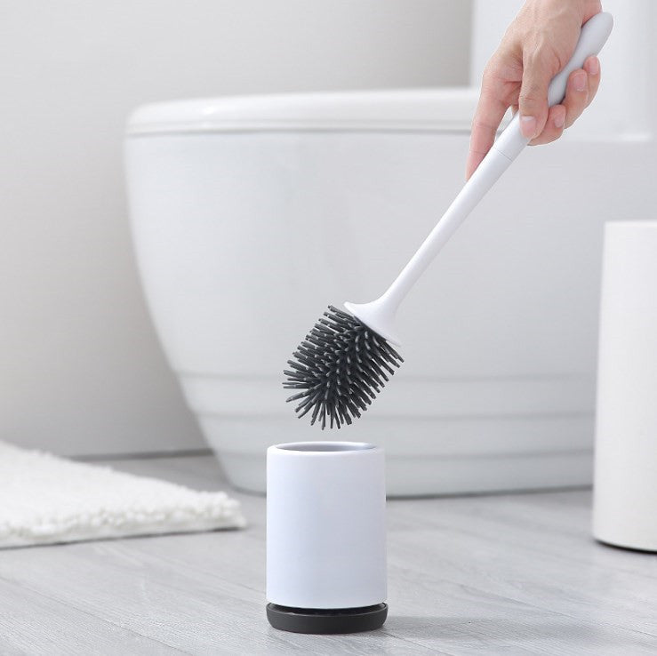 Non-Stick Soft Bristle Toilet Brush – Durable & Hygienic Bathroom Cleaner