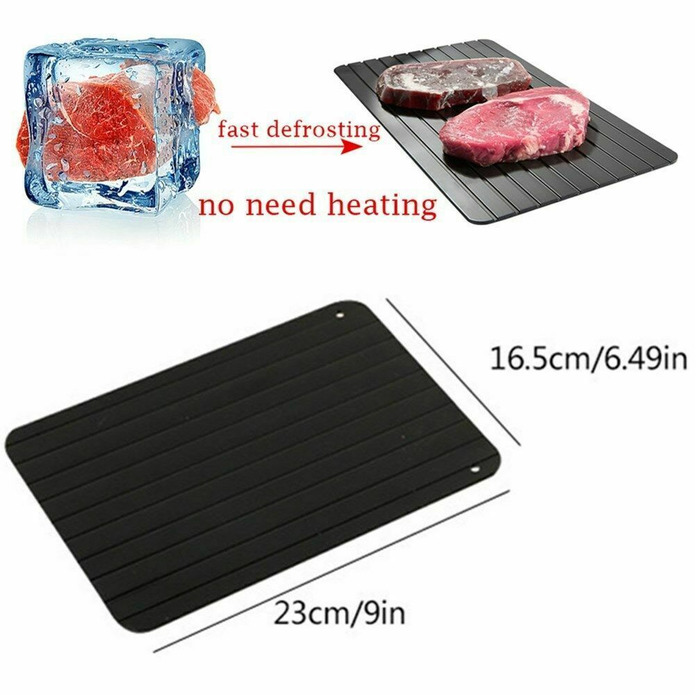 Fast Defrosting Tray – Quick Thaw Plate for Frozen Meat, Fish & Fruits | No Electricity Needed | Kitchen Essential