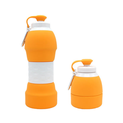 Collapsible Silicone Water Bottle – Portable & Reusable Folding Travel Bottle