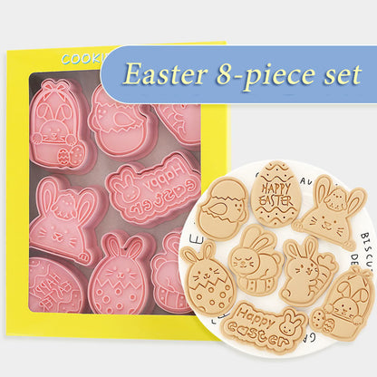 Easter Cookie Mold – Cute Bunny & Egg Cookie Press for Fun Holiday Baking