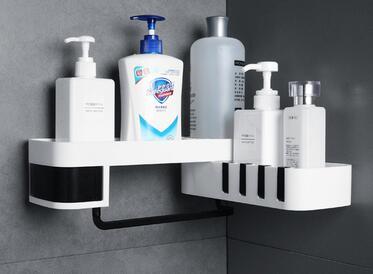 Bathroom Corner Shelf – Space-Saving Wall-Mounted Storage Rack for Toiletries