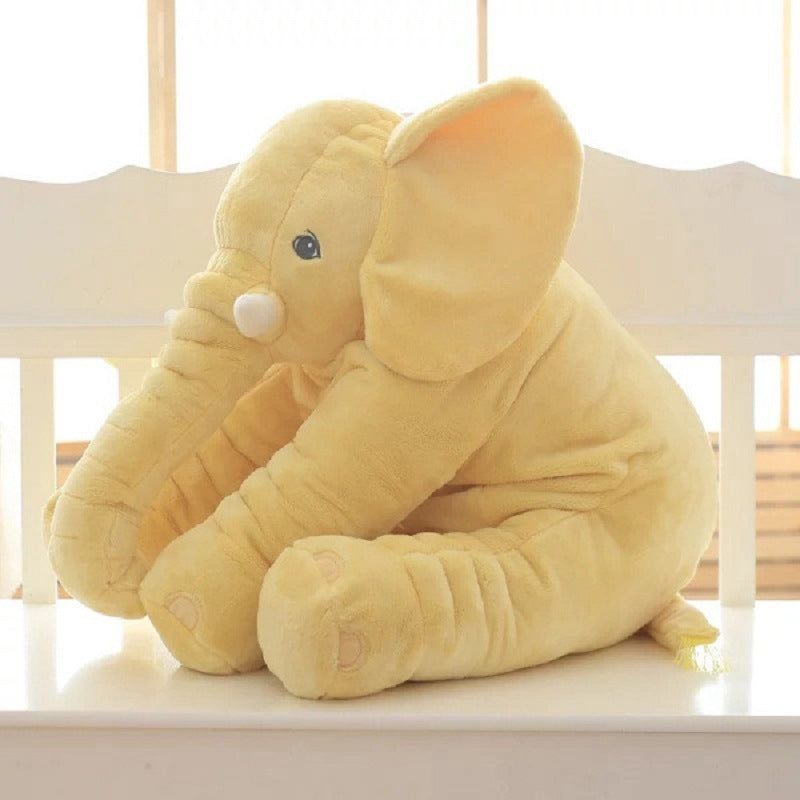 Soft Elephant Plush Toy – Cozy Baby Sleep Pillow & Comfort Companion