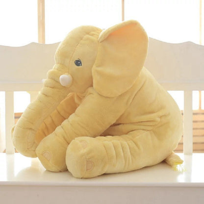 Soft Elephant Plush Toy – Cozy Baby Sleep Pillow & Comfort Companion