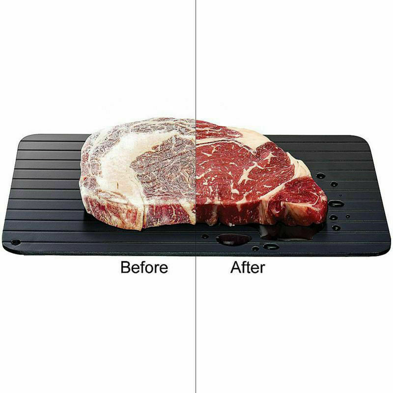 Fast Defrosting Tray – Quick Thaw Plate for Frozen Meat, Fish & Fruits | No Electricity Needed | Kitchen Essential