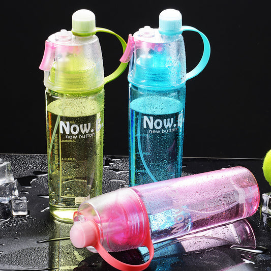 Portable Sports Mist Spray Bottle – Outdoor Cooling & Hydration Water Cup