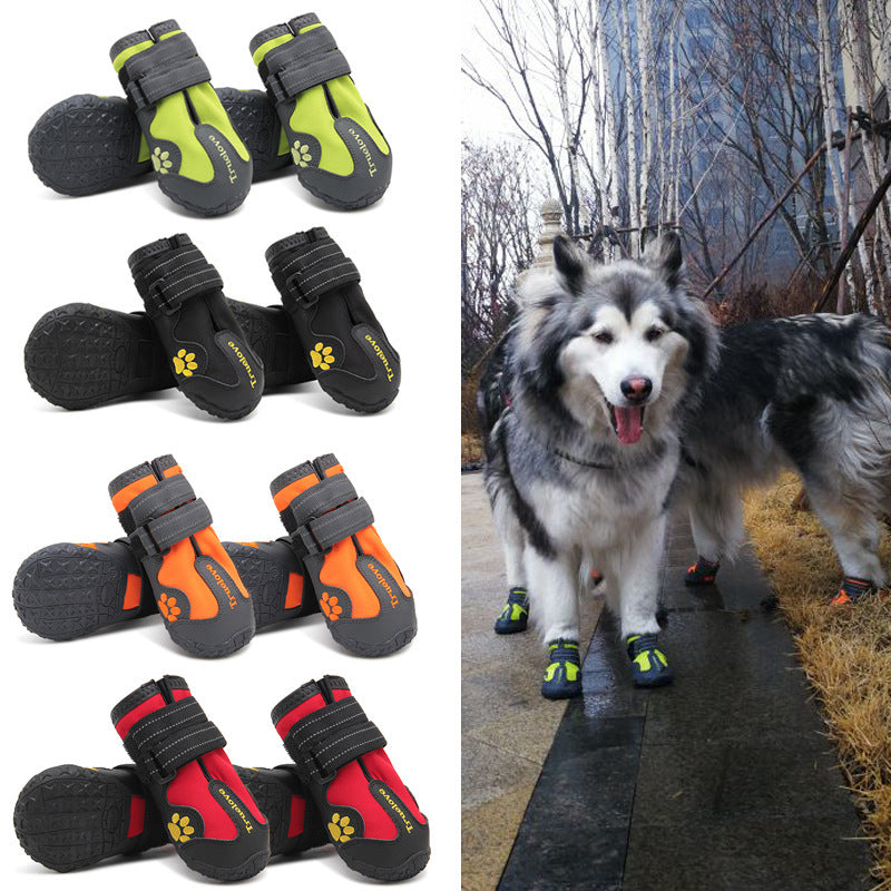 Non-Slip Big Dog Shoes – Durable & Protective Pet Footwear for All Seasons