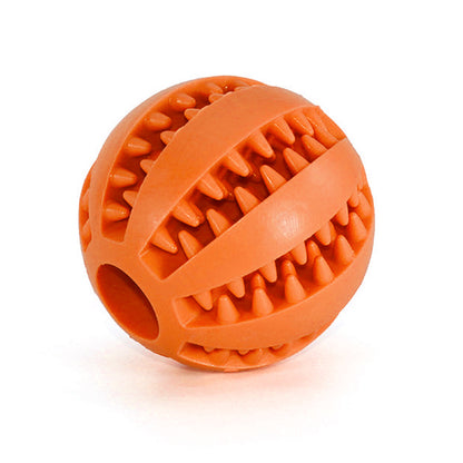 Rubber Mint Scented Treat Ball – Built-in Food Storage for Interactive Dog Chewing