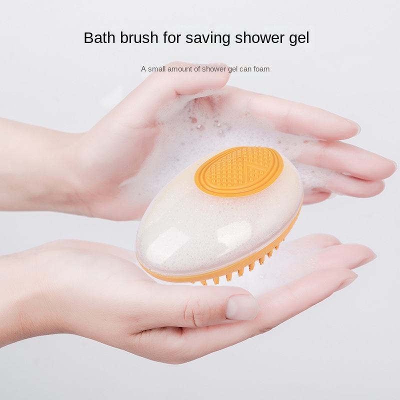 2-in-1 Pet Bath Brush – Soft Silicone Dog & Cat Grooming Massage Comb