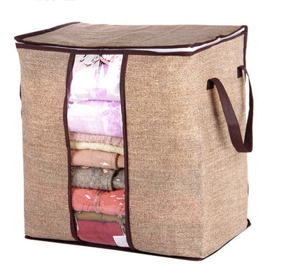 Non-Woven Under Bed Storage Box – Space-Saving Clothes Organizer & Quilt Bag