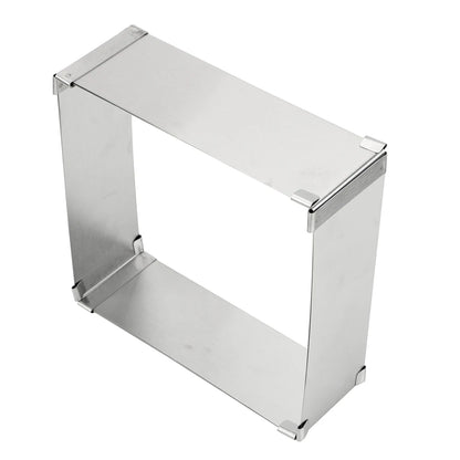 Adjustable Stainless Steel Mousse Ring – Square Cake Mold for Baking & Decorating