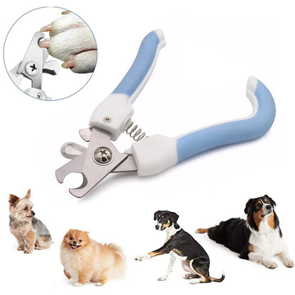 Professional Pet Nail Clipper – Stainless Steel Trimmer for Dogs & Cats, Easy Grip Design