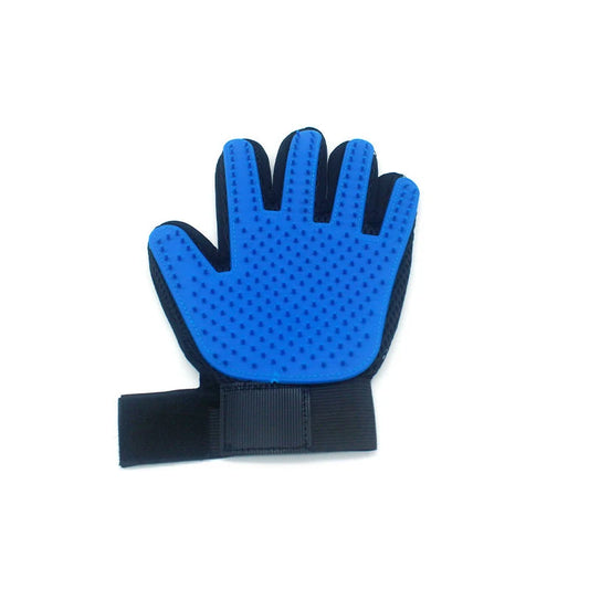 Pet Grooming Glove – Rubber Hair Removal & Massage Brush for Cats & Dogs