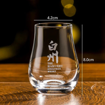 Whiskey Tumblers  Glassware Round egg shaped clear Old Fashioned Whiskey Glasses with Wooden tray  for Bourbon Barware