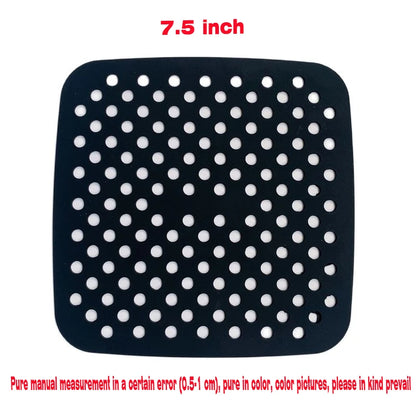 Air Fryer Silicone Mat Kitchen Accessories Non-stick Baking Mat Pastry Tools Accessories Bakeware Oil Mats Cake Grilled Saucer