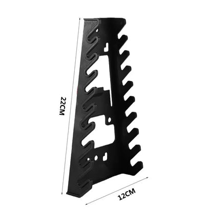 Wall-Mounted Wrench Organizer – Plastic Tool Rack for Sockets & Spanner Storage