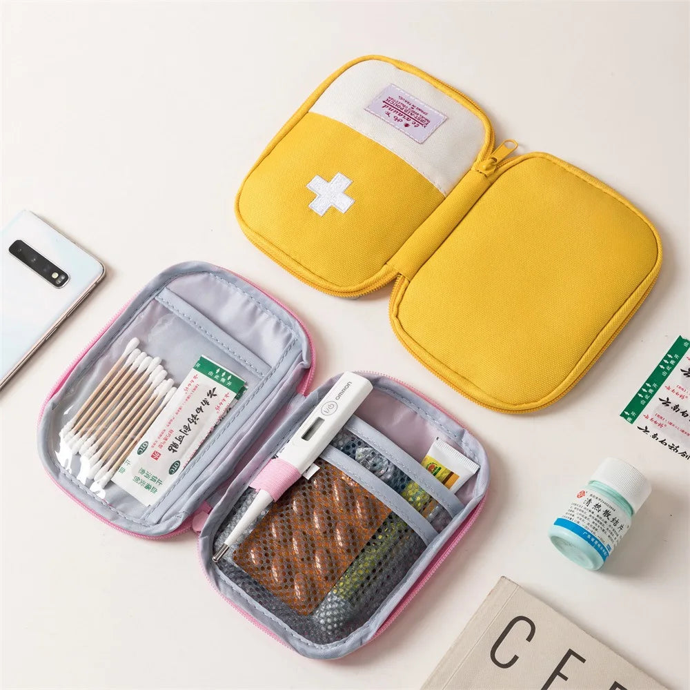 Portable Medical Bag – Compact First Aid & Medicine Organizer for Travel & Home Use