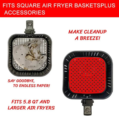 Air Fryer Silicone Mat Kitchen Accessories Non-stick Baking Mat Pastry Tools Accessories Bakeware Oil Mats Cake Grilled Saucer