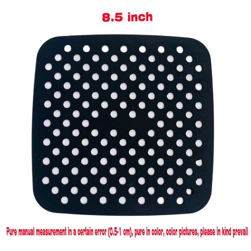 Air Fryer Silicone Mat Kitchen Accessories Non-stick Baking Mat Pastry Tools Accessories Bakeware Oil Mats Cake Grilled Saucer