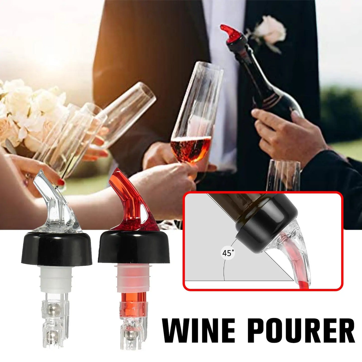 15-60ml Liquor Pourer Dispenser – Precision Shot Measure for Wine & Spirits | Barware Accessory