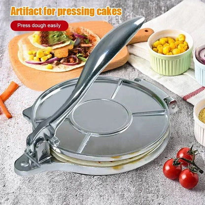 16/20cm Aluminum Tortilla Press – Manual Dough Presser for Corn & Flour Tortillas