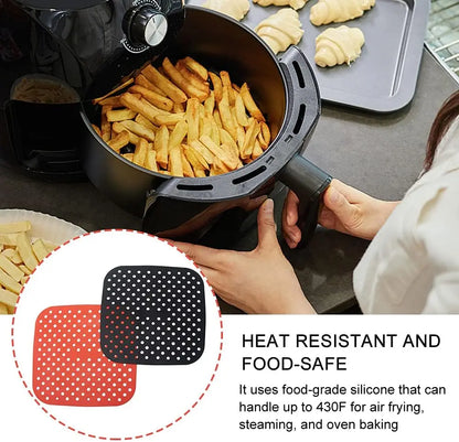 Air Fryer Silicone Mat Kitchen Accessories Non-stick Baking Mat Pastry Tools Accessories Bakeware Oil Mats Cake Grilled Saucer